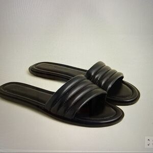 J. Crew Sorrento Padded Slides in Leather*